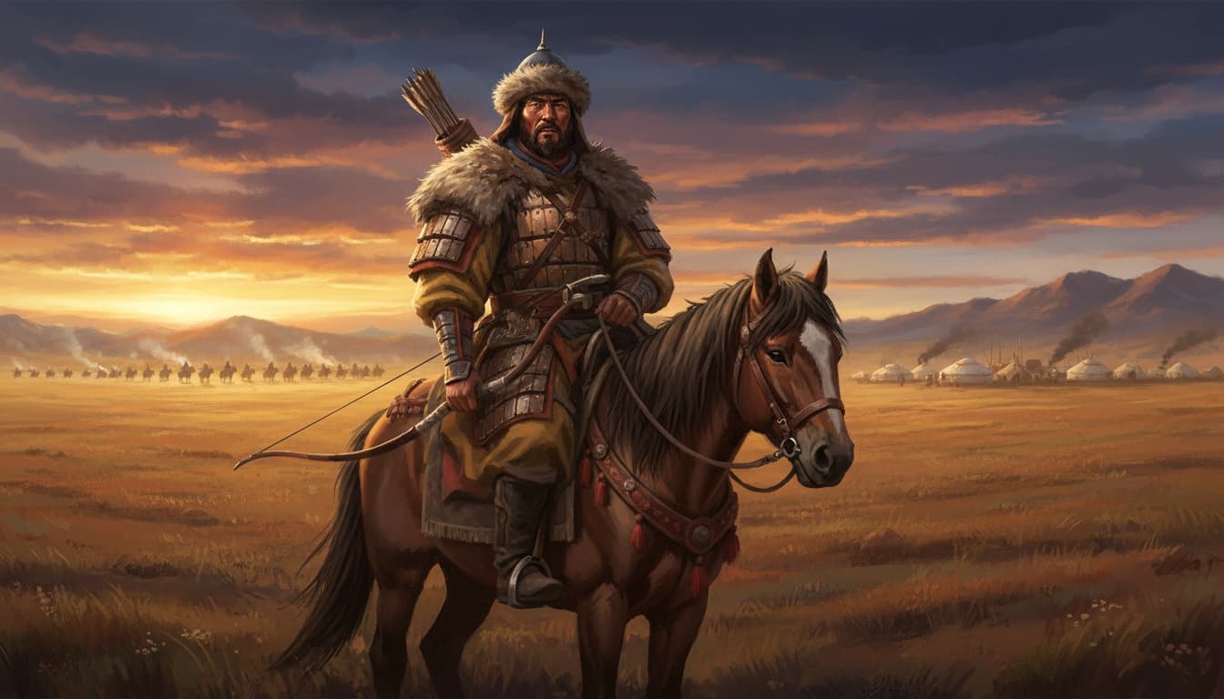 Djingis Khan – mongolernas härskare som förenade stammarna på stäppen