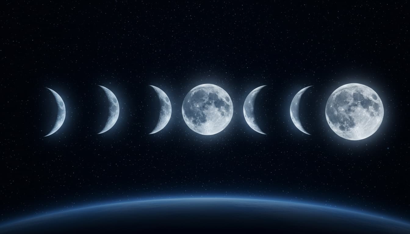 Månens faser 2026 – så fungerar månfaserna genom året