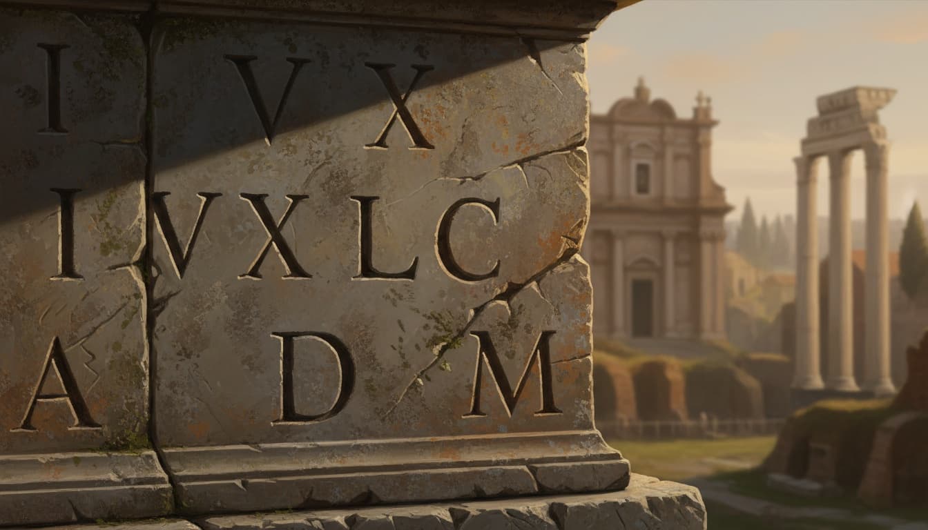 Romerska siffror – det forntida latinska talsystemet som formade historien