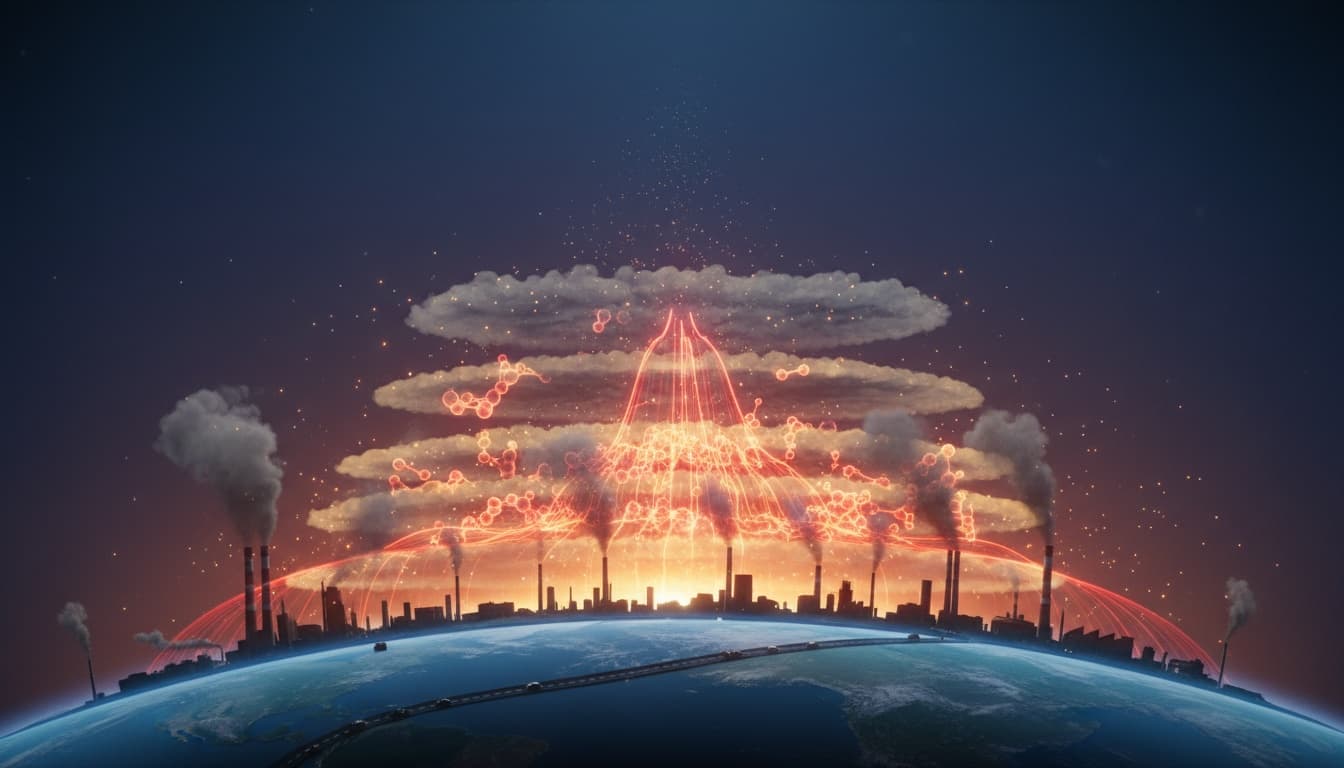 Vad är växthuseffekten och hur förstärks klimatet av växthusgaser?